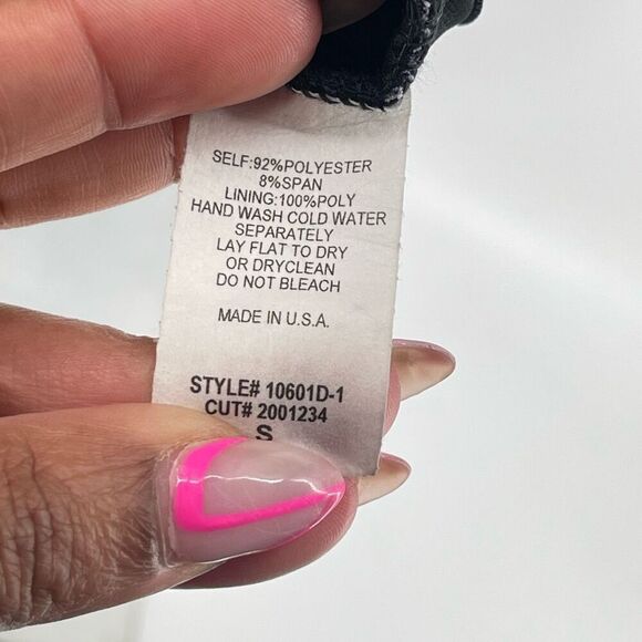 Windsor Groovy Baby Tie Dye Mesh Ruched Mini Dress Purple Gray Small NWT - Picture 16 of 17